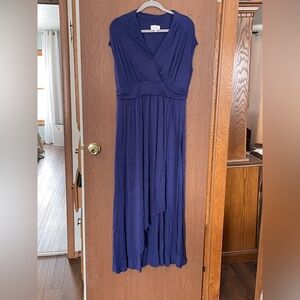 Soma wknd maxi dress size L blue
